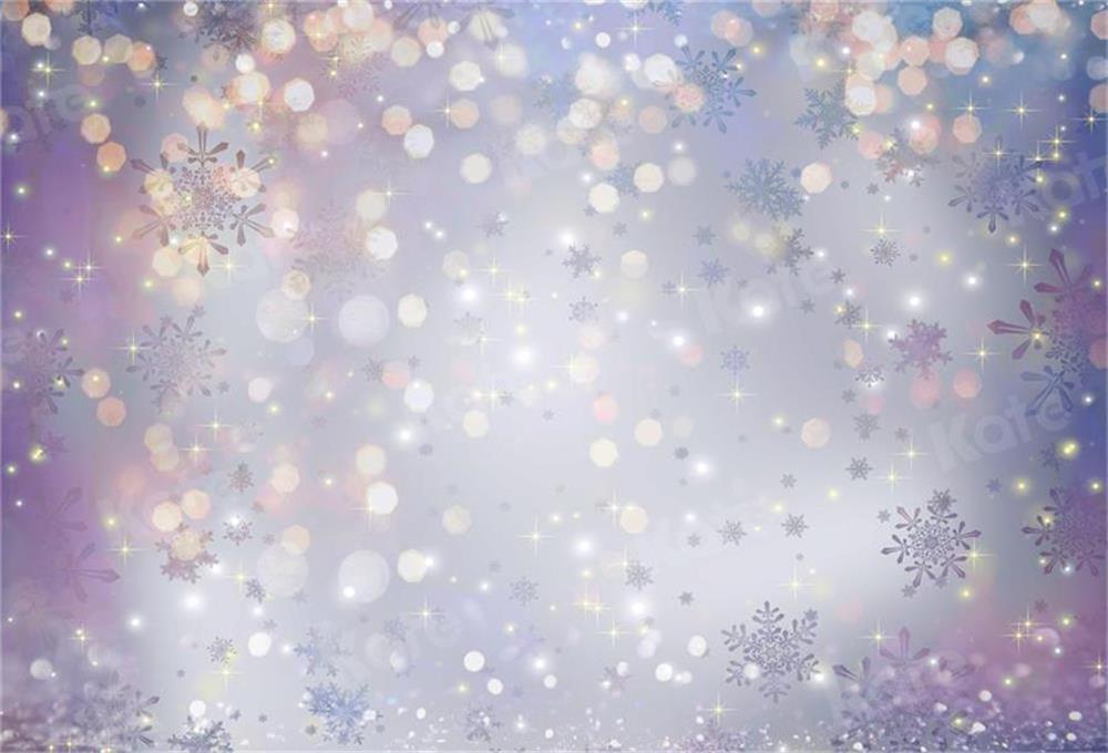 Kate Points Lumineux Hiver Bokeh Toile de fond pour la photographie - Kate Backdrop FR