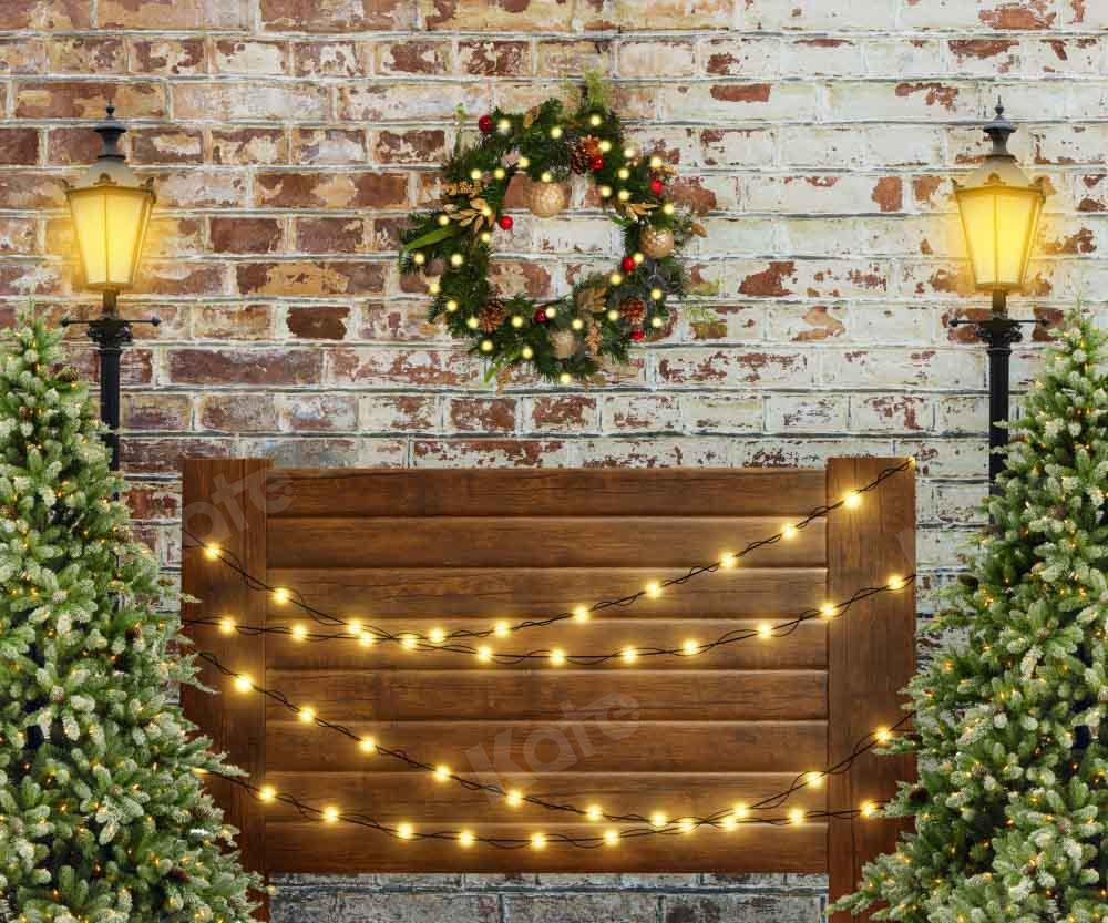 Kate Tête de lit Décor Sapin de Noël Toile de fond conçue par Emetselch - Kate Backdrop FR