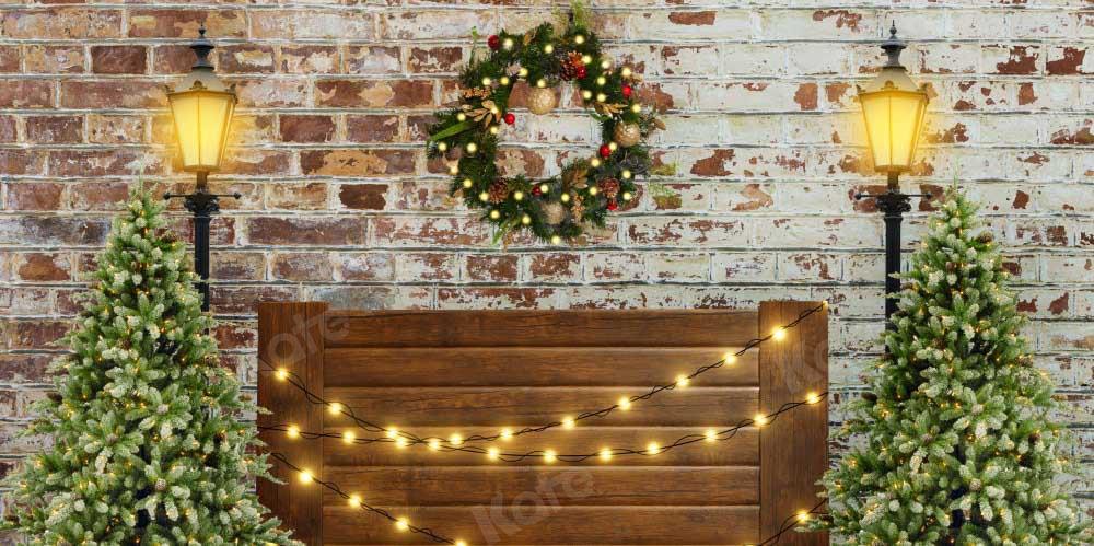 Kate Tête de lit Décor Sapin de Noël Toile de fond conçue par Emetselch - Kate Backdrop FR