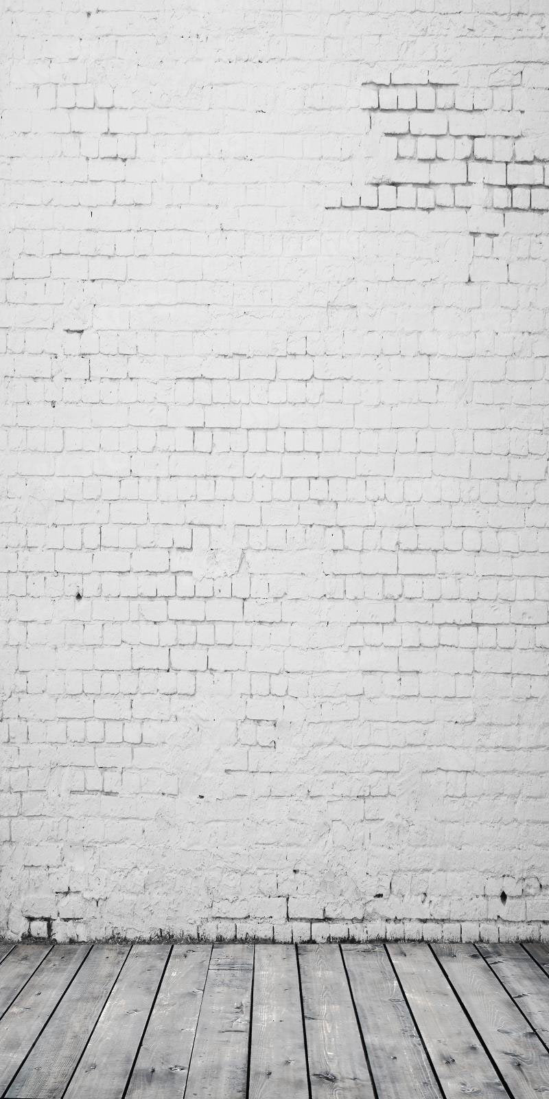 Kate Wedding White Brick Wall Floor Backdrop Photography - Katebackdrop
