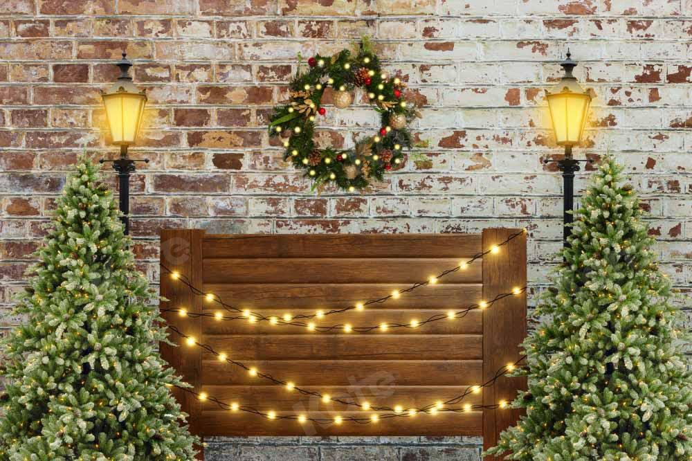 Kate Tête de lit Décor Sapin de Noël Toile de fond conçue par Emetselch - Kate Backdrop FR