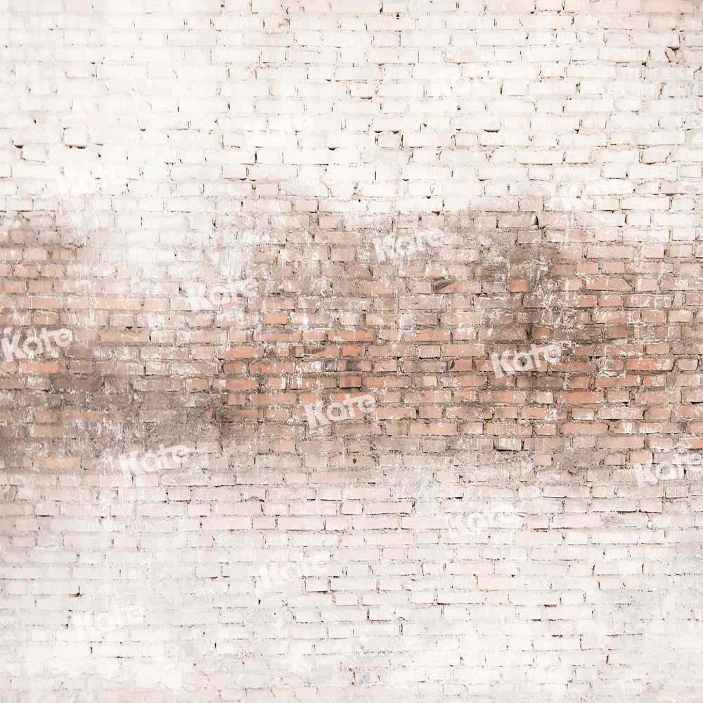 Kate toile de fond en brique rétro vieux mur conçu par Chain Photographie - Kate Backdrop FR