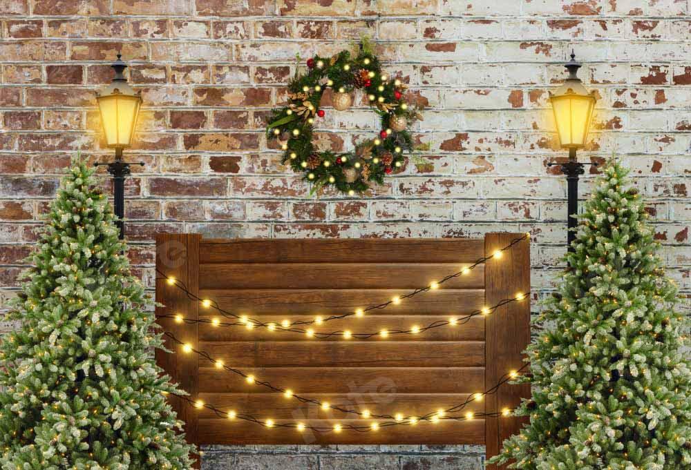 Kate Tête de lit Décor Sapin de Noël Toile de fond conçue par Emetselch - Kate Backdrop FR