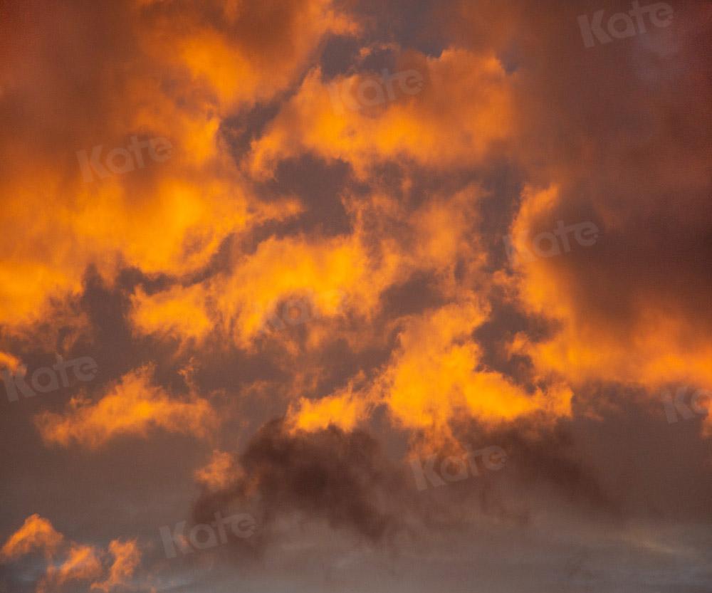 Kate Paysage Nuages Toile de Fond Sunset Glow Conçu par Kate Image - Kate Backdrop FR