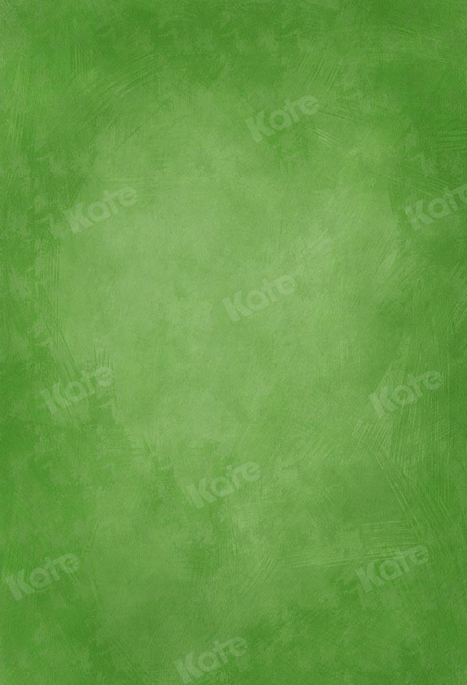Kate Beaux-arts Portrait Vert Abstrait Toile de fond conçu par Kate Image - Kate Backdrop FR