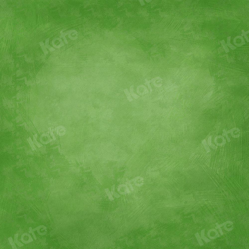 Kate Beaux-arts Portrait Vert Abstrait Toile de fond conçu par Kate Image - Kate Backdrop FR
