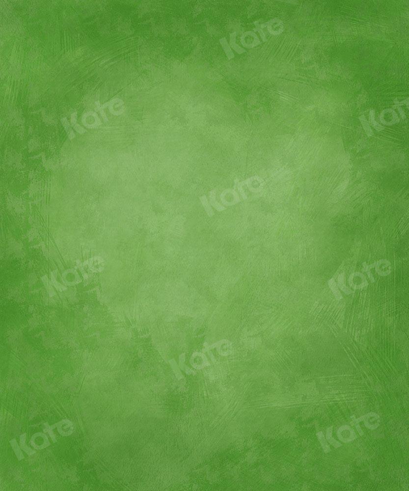 Kate Beaux-arts Portrait Vert Abstrait Toile de fond conçu par Kate Image - Kate Backdrop FR