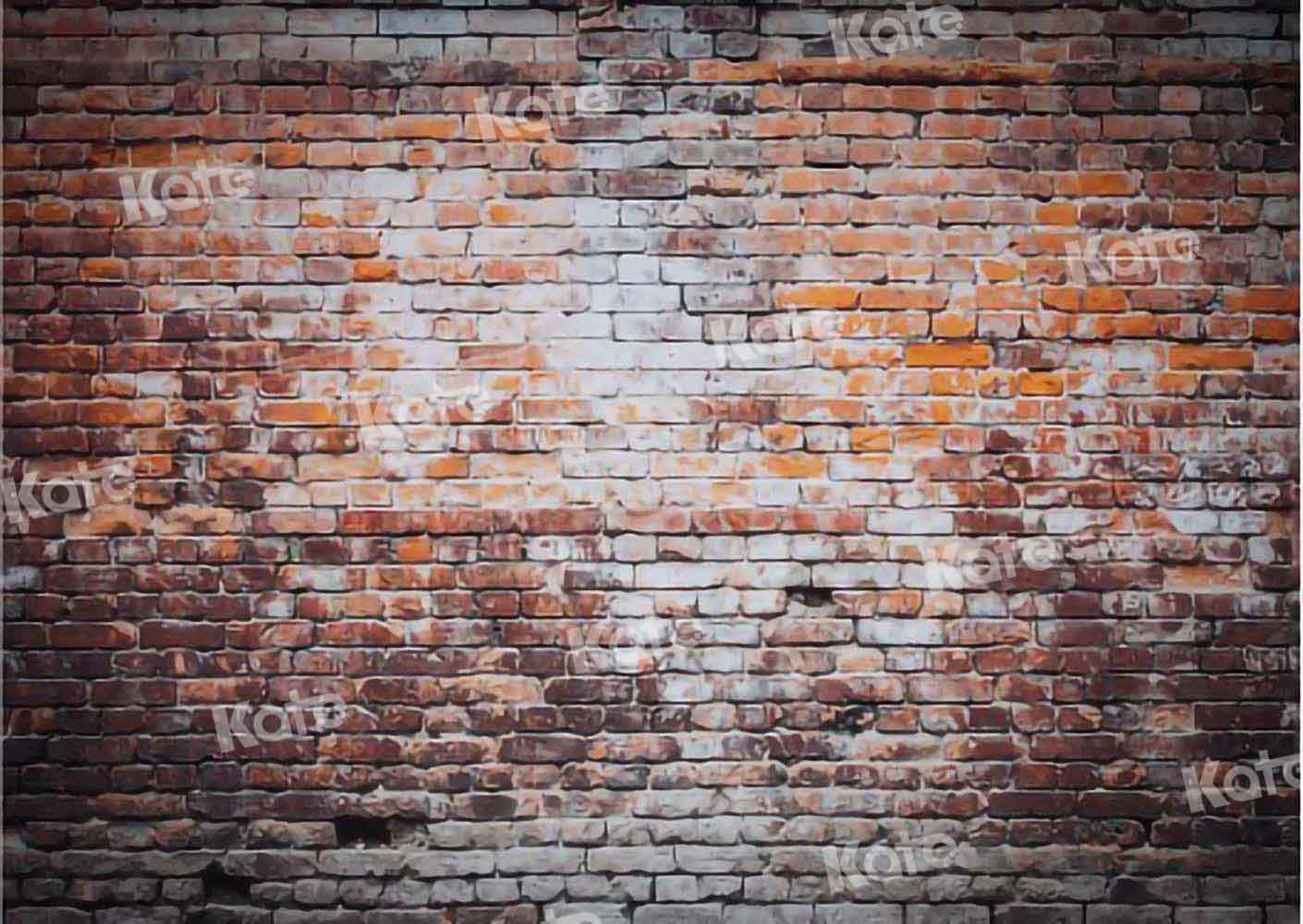 Kate vieux fond de brique rétro pour la photographie conçu par chain photography - Kate Backdrop FR