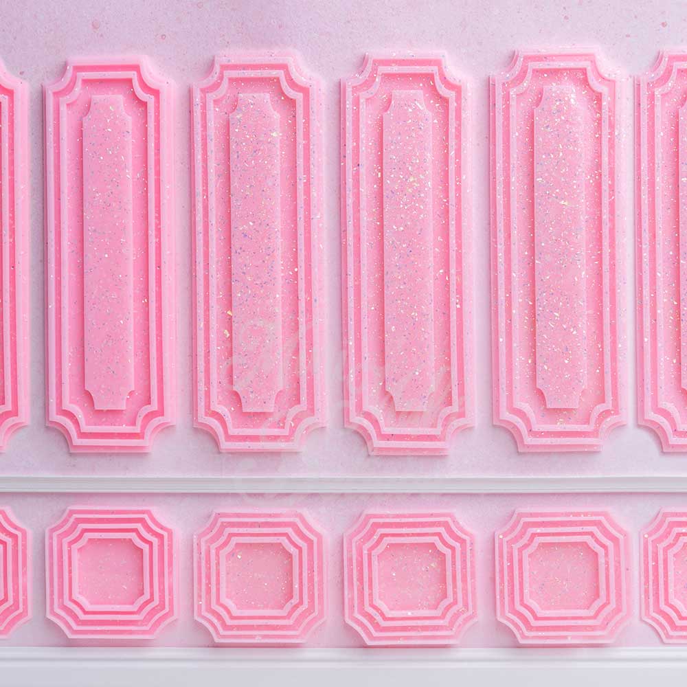 Kate Mur d'Architecture Plaine Toile de Fond Rose Conçu par Mini MakeBelieve - Kate Backdrop FR