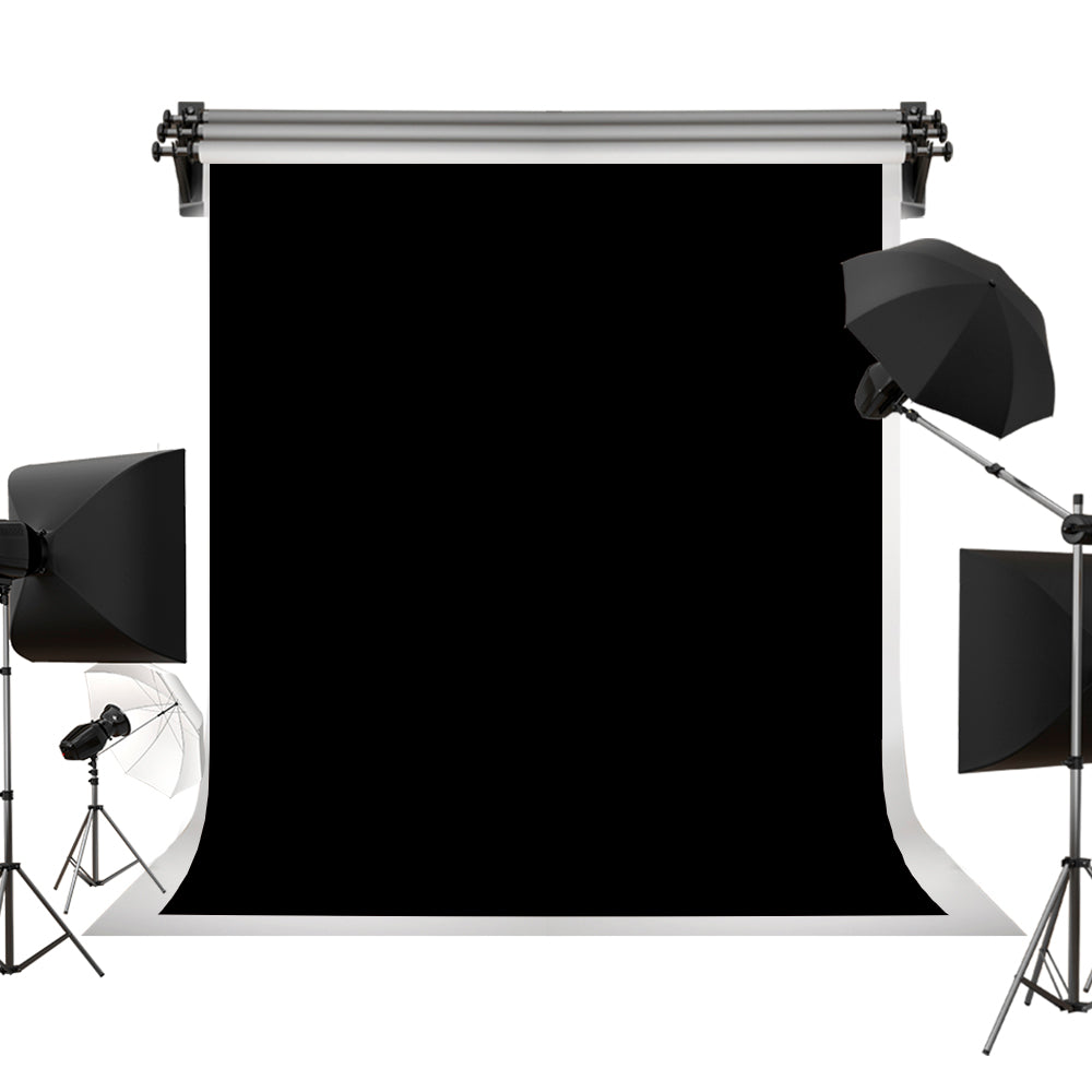 Kate Couleur unie Noir Toile de fond Photographie de portrait - Kate Backdrop FR