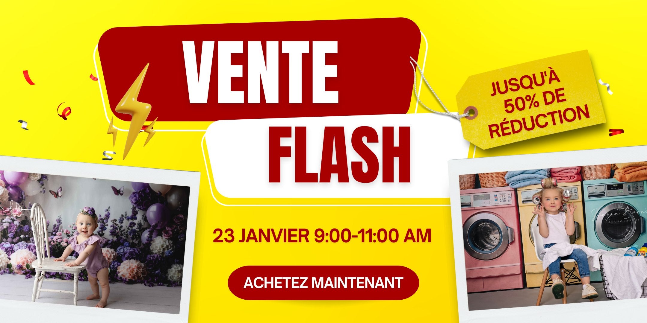 Offres Éclair (Jusqu'à 50% de réduction)