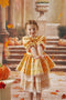 Kate Sweep Mur-à-Sol Automne Citrouille Escaliers Toile de fond conçue par Emetselch