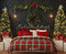 Kate Noël Chambre Tête de lit Sapins Toile de fond en Laine conçue par Emetselch