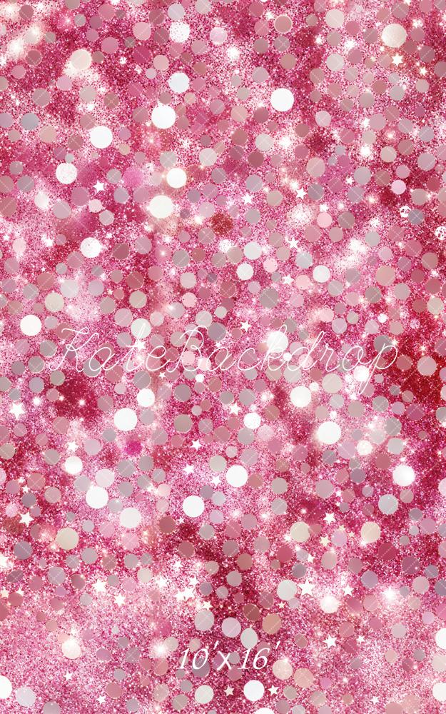 Kate Fête Rose Paillettes Bokeh Toile de fond conçue par Emetselch - Kate Backdrop FR