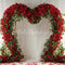 Kate Saint Valentin Roses Rouges Rideaux Toile de fond conçue par Emetselch