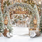 Kate Hiver Sapins Patins Arc Toile de fond conçue par Emetselch - Kate Backdrop FR