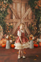 Kate Sweep Mur-à-Sol Automne Grange Porte Citrouilles Toile de fond conçue par Emetselch - Kate Backdrop FR