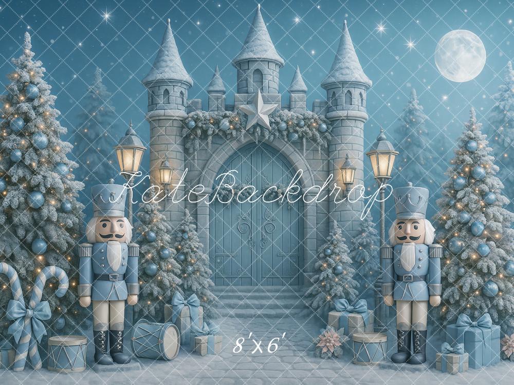 Kate Noël Casse-Noisette Sapins Château Bleu Toile de fond conçue par Ashley Paul