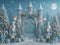 Kate Noël Casse-Noisette Sapins Château Bleu Toile de fond conçue par Ashley Paul