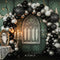 Kate Halloween Arche Ballons Toiles Araignées Toile de fond conçue par Patty Roberts