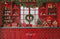 Kate Noël Cuisine Décorations Rouges Toile de fond en Laine conçue par Emetselch - Kate Backdrop FR