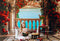 Kate Saint-Valentin Roses Balcon Arche Toile de fond en Laine conçue par Emetselch - Kate Backdrop FR