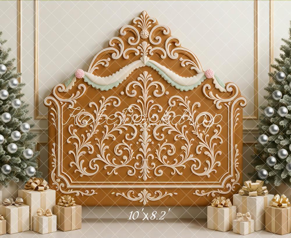 Kate Noël Pain d'Épice Tête de lit Toile de fond conçue par Mini MakeBelieve - Kate Backdrop FR