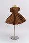 Kate Classique Marron Manches bouffantes Robe Enfant Pour la Photographie