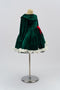 Kate Vert Velours Manches longues Nœud Robe Enfant Pour la Photographie