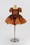 Kate Orange Automne Halloween Robe à carreaux Enfant Pour la Photographie
