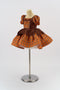 Kate Orange Automne Halloween Robe à carreaux Enfant Pour la Photographie