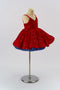 Kate Rouge Velours Paillettes Robe Enfant Pour la Photographie