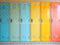 Kate Scolaire Casiers Multicolores Toile de fond conçue par Laura Bybee - Kate Backdrop FR