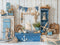 Kate Nautique Bateaux Cake Smash Bleu Toile de fond conçue par Emetselch