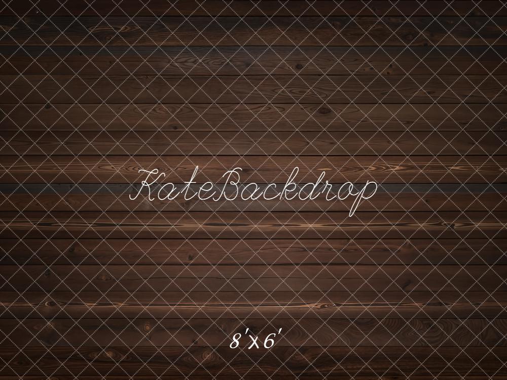 Kate Bois Brun foncé Vintage Sol Toile de fond conçue par Kate Image