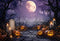 Kate Halloween Citrouilles Pleine Lune Bougies Toile de fond conçue par Emetselch - Kate Backdrop FR