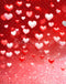 Kate Saint Valentin Cœurs Paillettes Rouge Toile de fond en Laine conçue par Emetselch