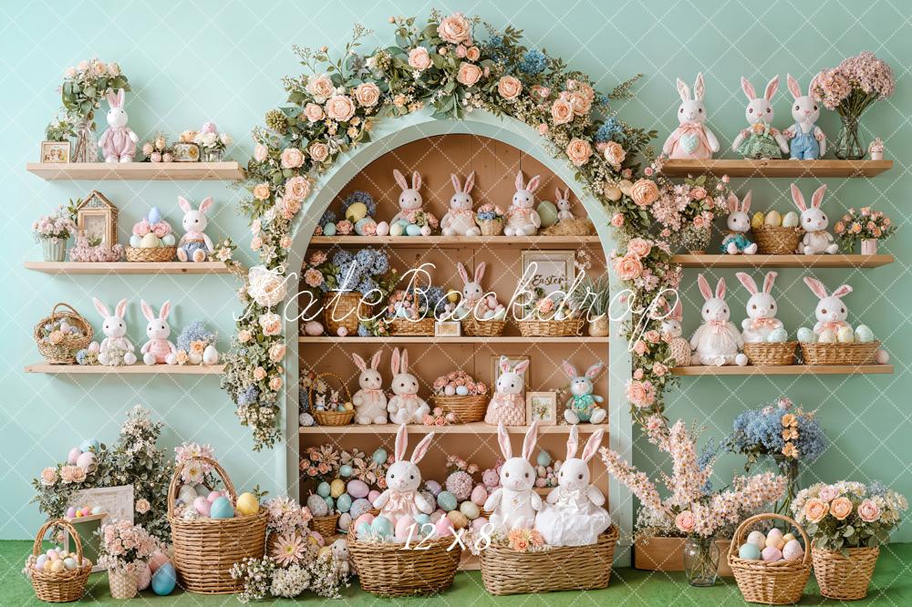 Kate Pâques Lapins Œufs Placard Toile de fond conçue par Emetselch