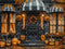 Kate Halloween Citrouilles Façade Automne Toile de fond conçue par Emetselch - Kate Backdrop FR