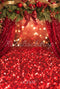 Kate Noël Guirlande Rouge Or Toile de fond en Laine conçue par Emetselch - Kate Backdrop FR