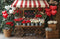 Kate Saint Valentin Chariot Fleurs Ballons Toile de fond en Laine conçue par Emetselch