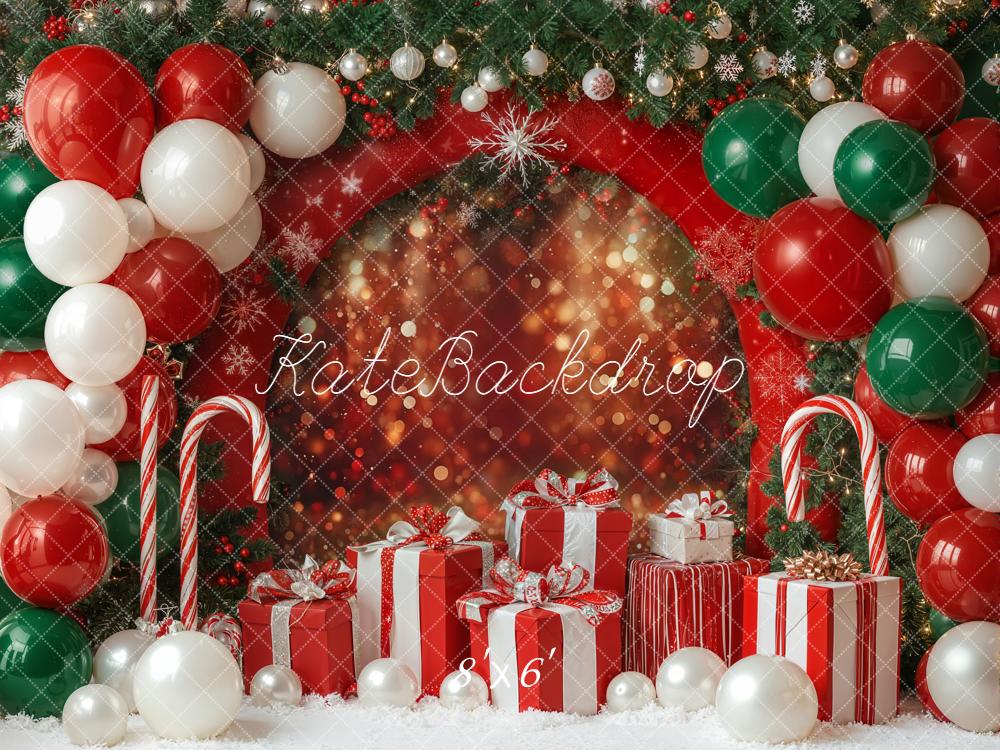 Kate Noël Ballons Cadeaux Arche Toile de fond conçue par Emetselch - Kate Backdrop FR
