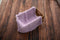 Kate Lilas Violet Couverture artisanale en Laine 50X50cm Nouveau-né - Kate Backdrop FR