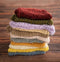 Kate Lilas Violet Couverture artisanale en Laine 50X50cm Nouveau-né - Kate Backdrop FR