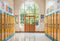Kate Scolaire Casiers Porte Fenêtre Toile de fond conçue par Emetselch - Kate Backdrop FR
