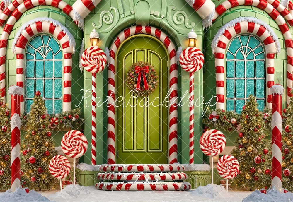 Kate Noël Maison Bonbons Coloré Toile de fond conçue par Emetselch - Kate Backdrop FR