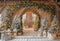 Kate Noël Arche Sapins Lanternes Bois Toile de fond conçue par Emetselch - Kate Backdrop FR