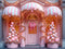 Kate Noël Rose Magasin Bonbons Toile de fond conçue par Mini MakeBelieve - Kate Backdrop FR