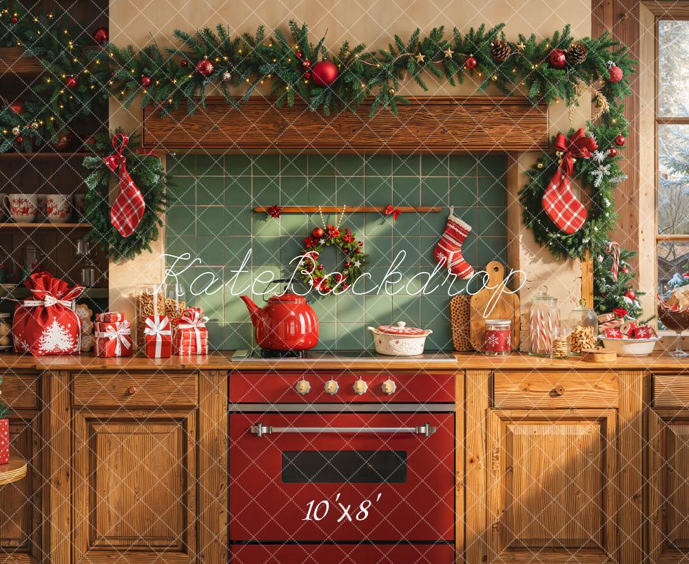 Kate Noël Cuisine Décorations Cadeaux Toile de fond en Laine conçue par Emetselch - Kate Backdrop FR