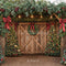 Kate Sapins de Noël Porte Décors Toile de fond conçue par Emetselch - Kate Backdrop FR